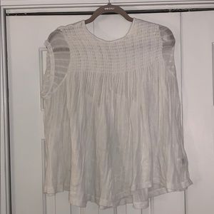 Anthropologie (Akemi + Kin) flowy white top